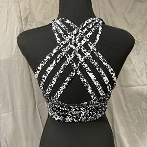 lululemon athletica Black and White Sports Bra